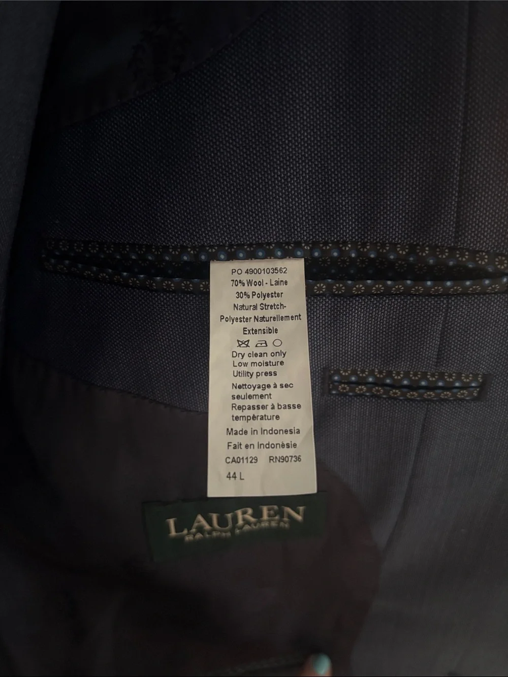 Blue Ralph Lauren Suit